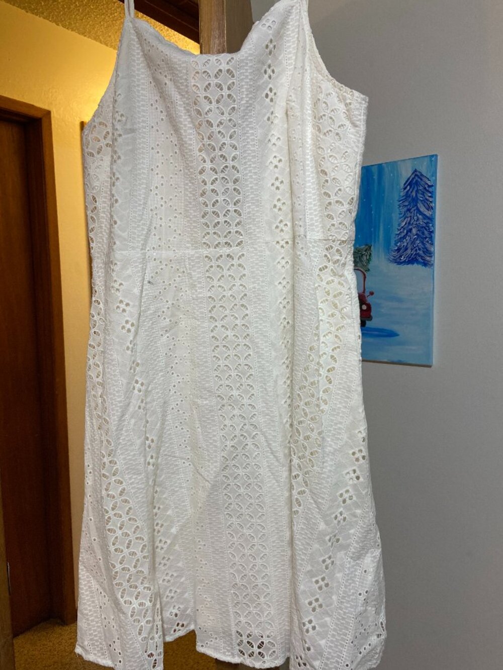 Adorable White Outing Dress